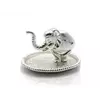 Подставка под кольца "Слон" (9х5х7,5 см)(2579LQ)"Серебро"