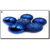 Набір ялинкових кульок "BLUE" 8см, 6шт, OPP, 1шт/етик.
