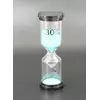 Песочные часы "Круг" стекло + пластик 30 минут Бирюзовый песок