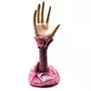 Підставка під біжутерію "Рука" рожева (19,5х5,5х3,5 см)