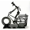 Техно-арт підставка під ручки "Велосипедист" метал (19х21х7,5 см)(C103)