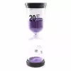 Годинник пісковий 20 хв фіолетовий пісок (14х4,5х4,5 см)