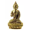 Будда в позі лотоса бронзовий (27х15х10 см) (2590 г)