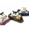 Котята на коврике (мяукают)(16х14х10,5 см)