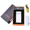 Електроімпульсна запальничка в подарунковій коробці Lighter №HL-104 Silver