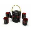 Сервиз керамический (чайник ,4 чашки)(28х16х12 см)(S086)