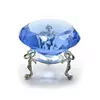 Кришталевий кристал на підставці синій (6 см)