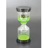 Песочные часы "Круг" стекло + пластик 10 минут Зелёный песок