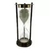 Пісочний годинник з бронзи на 6 хвилин (d-6 см h-14.5 см)