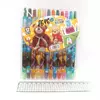 Олівці воскові Crayons "Ведмежа", набір 12 цв. PVC