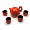 Сервиз керамический "Дракон" (чайник, 4 чашки) (35х15х12 см) (S034A)