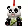 Панда - керамічний дзвіночок Чорна
