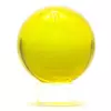 Куля кришталева на підставці жовта (6 см)