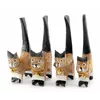 Кішки дерев'яні кольцедержатели (н-р 4 шт)(11х5х7,5 см)ціна за набір