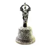 Дзвін чакровий бронзовий посріблений (№00) (d-6, h-11 см) (Непал)