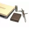 Подарунковий набір (Запальничка, портсигар, ніж)(BCG11-310)