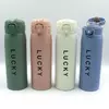 Пляшка-термос для води "Lucky" 500ml, подвійний. стін.mix 1 шт./етик