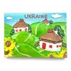 Магніт "Україна" (7х5х1,5 см)(W1002)