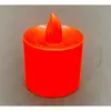 Свічка червона з Led підсвічуванням (4х3,5х3,5 см)