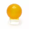 Кришталева куля на підставці помаранчевий (4 см)