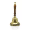 Дзвін капітанський бронзовий з дерев'яною ручкою (23х10х10 см)