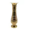 Бронзова Ваза кольорова (29х9х9 см)(Flower vase Glass Clr 12")