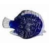 Риба синя кольорове лите скло