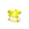 Кришталевий кристал на підставці жовтий (6 см)