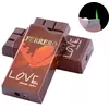 Запальничка кишенькова Шоколад Love (звичайне полум'я) №2376-3