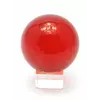 Кришталева куля на підставці червоний (6 см)