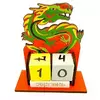 Вічний календар "Китайський зелений дракон" ( 165х145х60 мм)