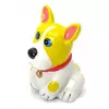 Копилка "Собака" керамика желто-белая (12х9х9 см)