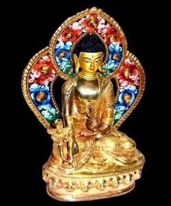Статуетка з позолотою Непал Будда Ратнасамбхава Непал