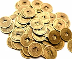 Монета d = 2,4 див. штучно бронзовий колір 100 МОНЕТ