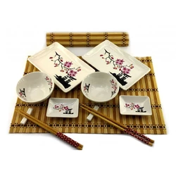 Сервиз для суши "Сакура в цвету" (2 персоны)(39х27,5х5,5 см)