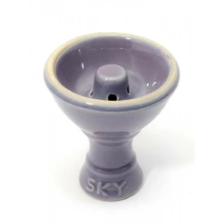 Чашка керамічна для кальяну фіолетова (d-7, h-8 см внутрішній діаметр 30 мм)