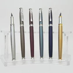 Ручка пір'яна металева "Baixin" mix6 асорті