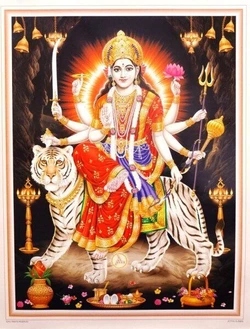 Постер "Індійські боги" Дурга Jothi A-6900