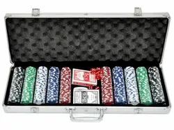 Набір для покеру 500 фішок з номіналом