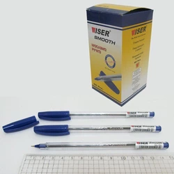 Ручка маслянная Wiser "Smooth" 0,7 мм, синя