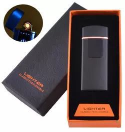 USB запальничка в подарунковій коробці LIGHTER (Спіраль розжарювання) №HL-132 Black