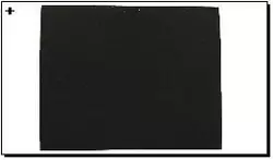 Фоамиран EVA 1.5±0.1 MM Чорний A4 (21X29.7CM) 10 лист./п./етик.
