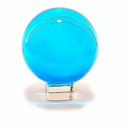 Кришталева куля на підставці блакитний (d-6 см)