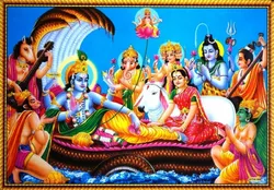 Постер "Індійські боги Вішну Jothi 550