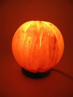 Соляная лампа (SL-33) "Апельсин" (d-14,h-15 см)(8 шт ящ.)(Гималайская соль)