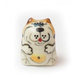 Фігурка керамічна Кіт Таїті малий кольоровий