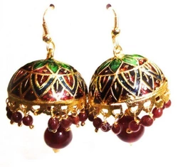Сережки Парасолька з кулькою "Сундарі"