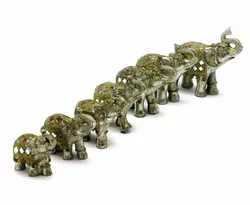 Слоны набор 7 шт (28,5х23х7 см)(W77281-275)