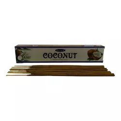 Coconut premium incence sticks (Кокос) (Satya) пилкові пахощі 15 гр.