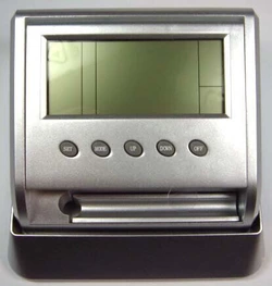 Коробка для сигарет з годинником;календар;термометр